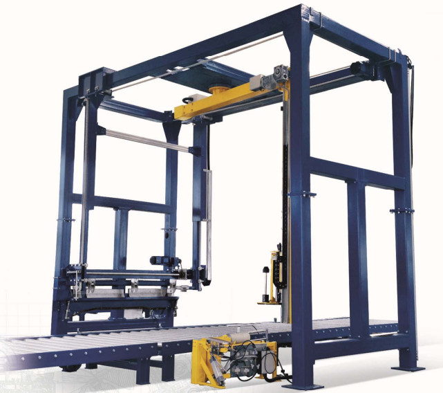 rotary arm pallet wrapper rotary arm pallet wrapper
