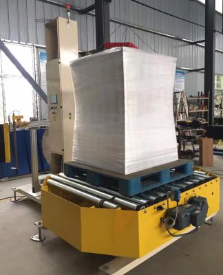 estiramiento automático de la envoltura de la plataforma giratoria