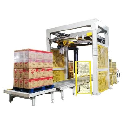 Emballeuse de palettes à anneau rotatif