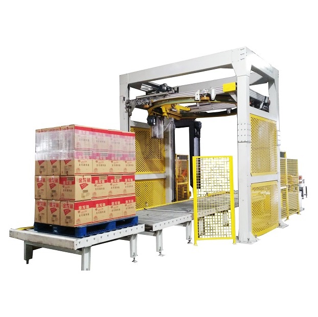 Principales performances de l'emballage de palettes à anneau rotatif Main performance  of Rotary Ring Pallet Wrapper